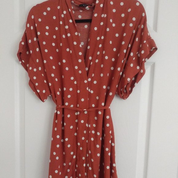 Playful Polka Dot Versatile Kimono Dress - Picture 6 of 7